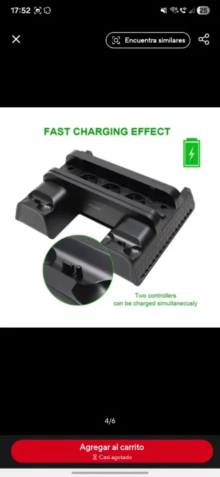 Soporte PS4/Slim/Pro con ventilación