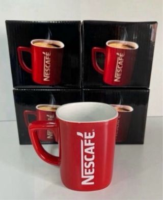 Pack 4 Tazas Cerámica Nescafe