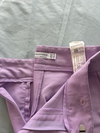 Pantalones lilas de vestir