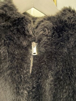 Chaqueta pelo Zara negra
