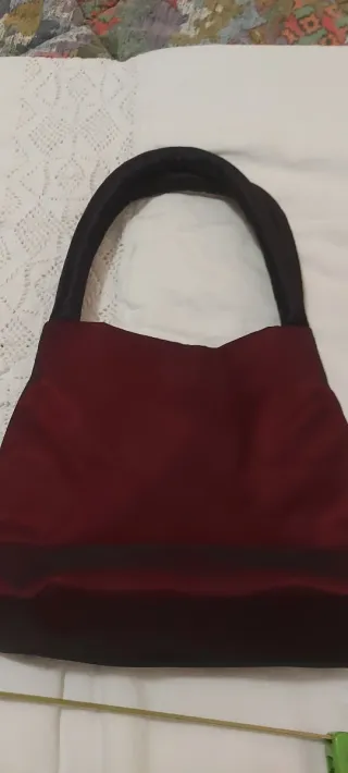 Borsetta Seta Nera e Rossa