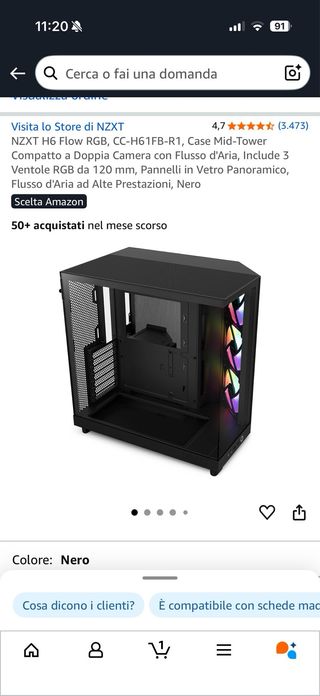 PC Gaming High-End Nero/Blu