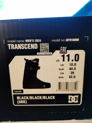 Botas Snowboard DC Transcend