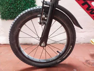 Bicicleta Btwin 900 Racing rojo aluminio 16 pulgad