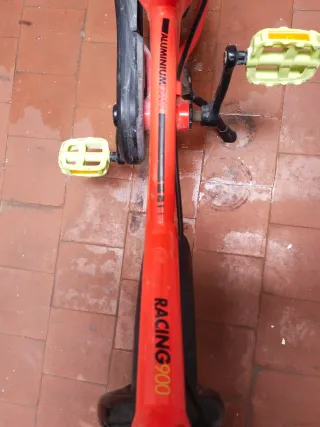 Bicicleta Btwin 900 Racing rojo aluminio 16 pulgad