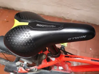 Bicicleta Btwin 900 Racing rojo aluminio 16 pulgad
