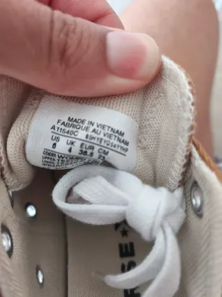 Zapatillas Converse mujer. Talla 36,5