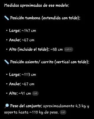 Tumbona doble con toldo