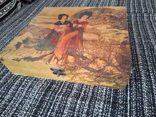 Caja decorativa oriental madera