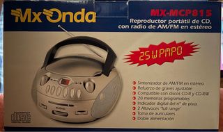 Reproductor CD MX Onda con Radio AM/FM