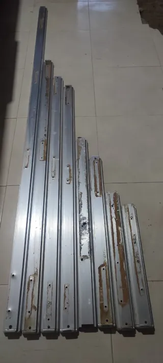 Pasamanos de aluminio varios tamaños