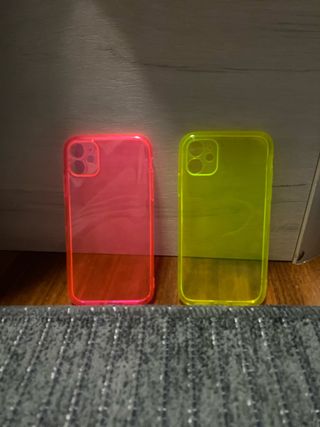 Fundas iPhone 11 Neón (2 unidades)
