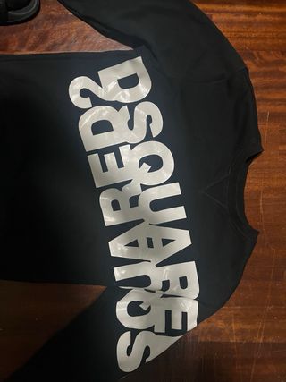 Felpa  nera con logo