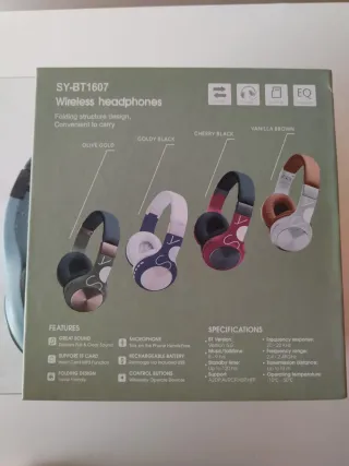 Auriculares Bluetooth | Micrófono | 8–9 h batería