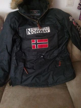 Chaqueta Geographical Norway Negra Hombre