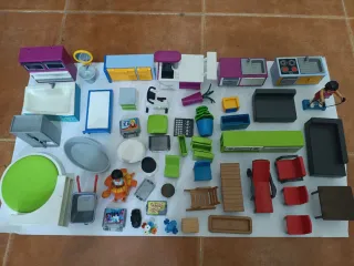 Chalet familiar Playmobil con piscina