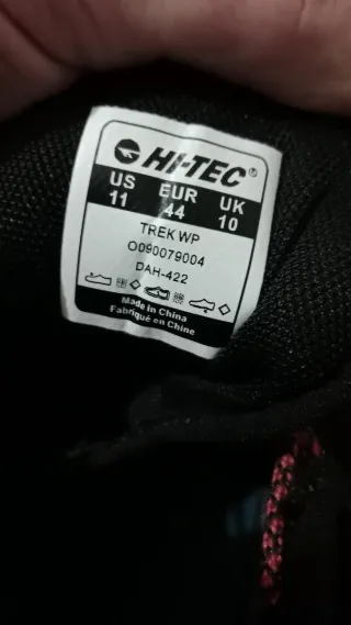 Zapatillas de montaña Hi-Tec negras y turquesa