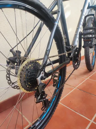 MTB BTWIN DISCO SUSPENSIÓN DELANTERA, ALUMINIO