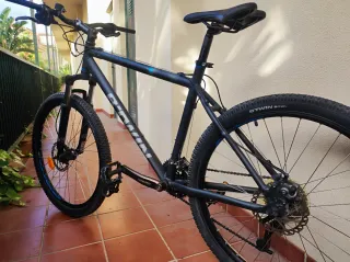 MTB BTWIN DISCO SUSPENSIÓN DELANTERA, ALUMINIO