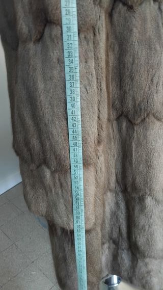 Cappotto in pelliccia rat musqué