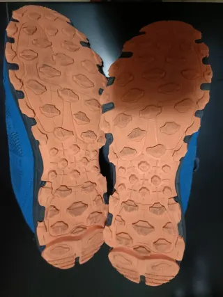 Zapatillas Trail Hombre Talla 43 Azul/Naranja