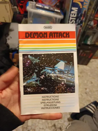 Imagic Demon Attack Atari Cartucho Juego