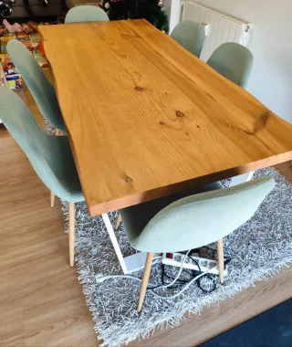 Mesa Comedor Madera Artesanal 170x80