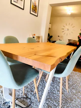 Mesa Comedor Madera Artesanal 170x80