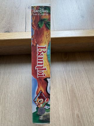 VHS Bambi Los Clásicos Disney Español