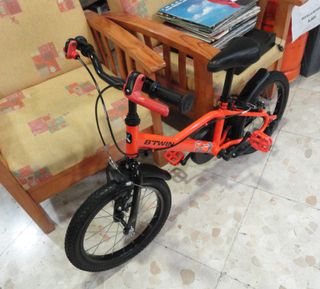 Bicicleta B'TWIN Robot 500 16 Naranja