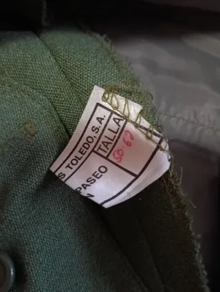 Traje Representación Ejército Tierra Legión