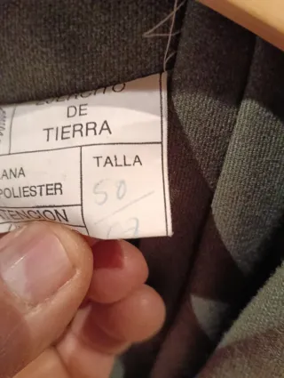 Traje Representación Ejército Tierra Legión