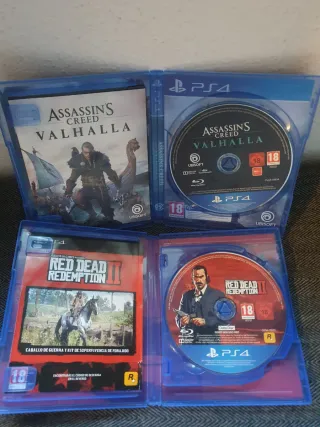 Giochi PS4: Assassin's Creed Valhalla e Red Dead R