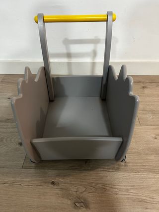 Andador de madera para bebé diseño gato