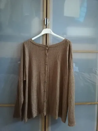 Chaqueta beige talla L