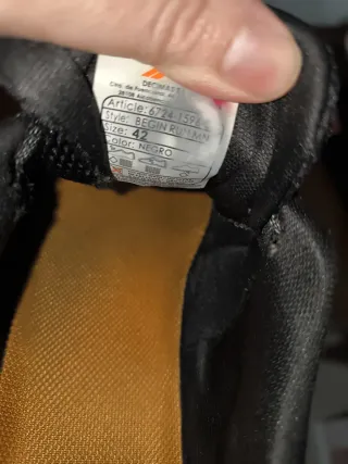 Zapatillas Tenth Negras Talla 42