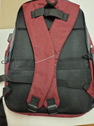 Mochila eTravel Negra y Roja