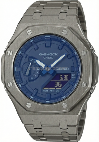 Casio CasiOak GA-2100 Metal Azul Profundo