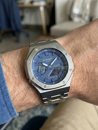 Casio CasiOak GA-2100 Metal Azul Profundo