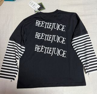 Camiseta Beetlejuice niño manga larga.