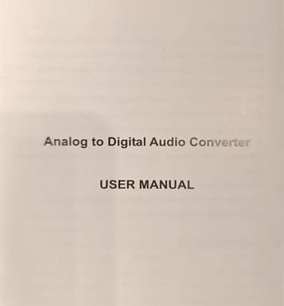 Conversor Áudio Analógico para Digital Cinza