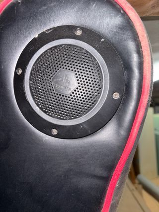 Silla Gamer PlayStation Negra con Detalles Rojos