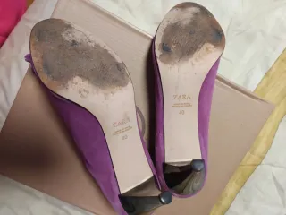 Zapatos Zara Mujer Morados