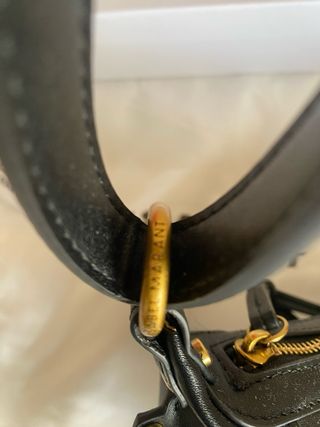 Bolso Isabel Marant negro tachuelas