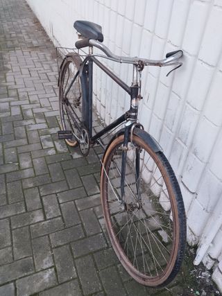 Bicicleta antigua frenos de varilla