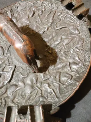 Cenicero Bronce Rómulo y Remo