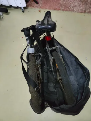 Bicicleta Plegable Negra