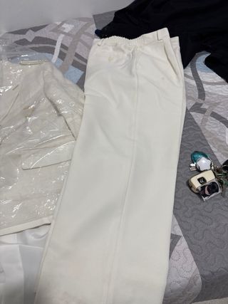 Traje de Comunión Niño Blanco y Dorado