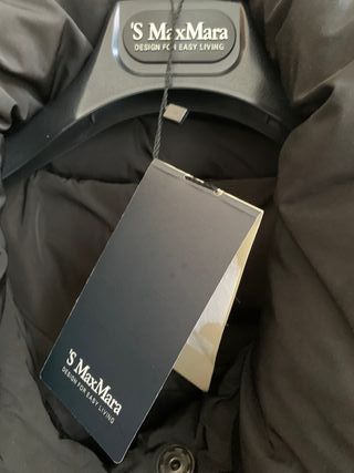 Piumino Max Mara donna nero