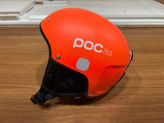 Casco de nieve POCito naranja niño XS-S